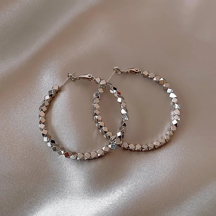 Basic Creoles - Nina-Silver-Nora Luxe
