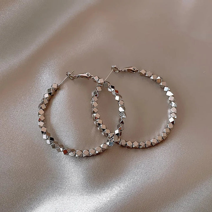 Basic Creoles - Nina-Silver-Nora Luxe