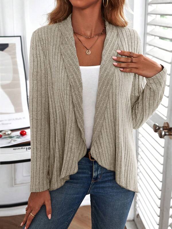 Basic Effortless Top with Long Sleeves - Liora-S-Nora Luxe