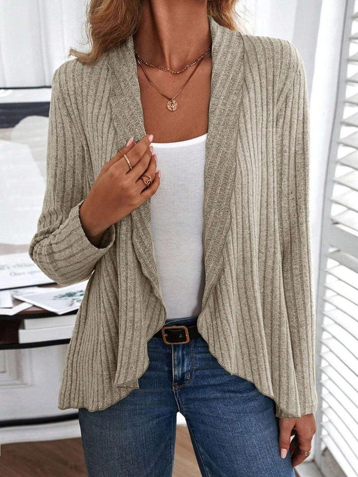 Basic Effortless Top with Long Sleeves - Liora-S-Nora Luxe