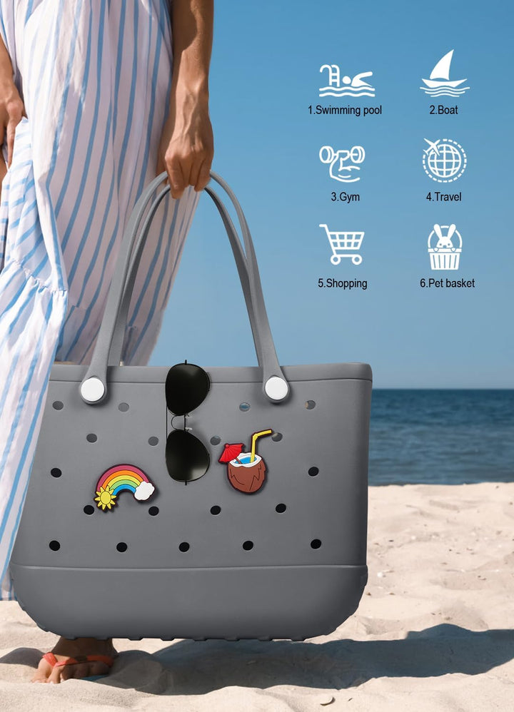 Waterproof EVA Beach Tote – Large & Washable Carryall for Outdoors