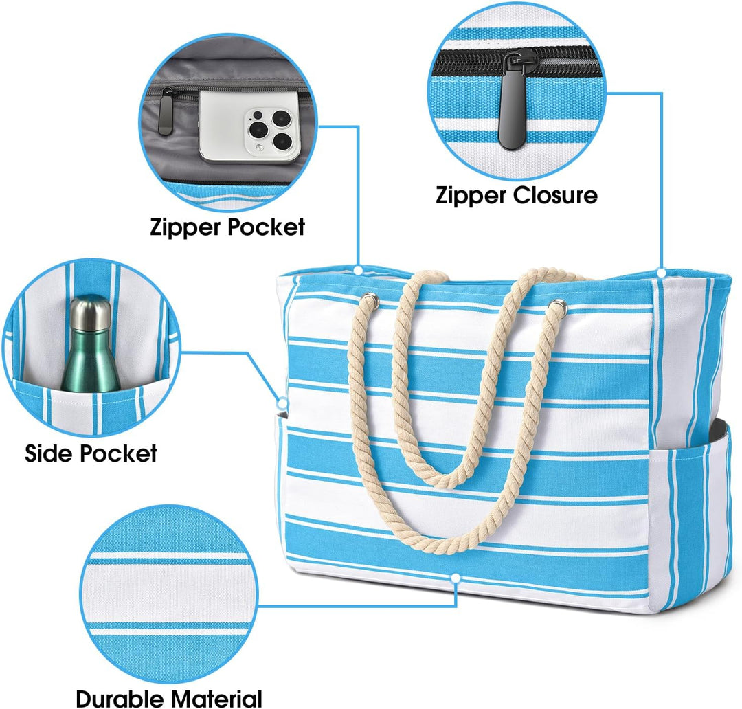 Waterproof & Sandproof Oversized Beach Tote – SandAway