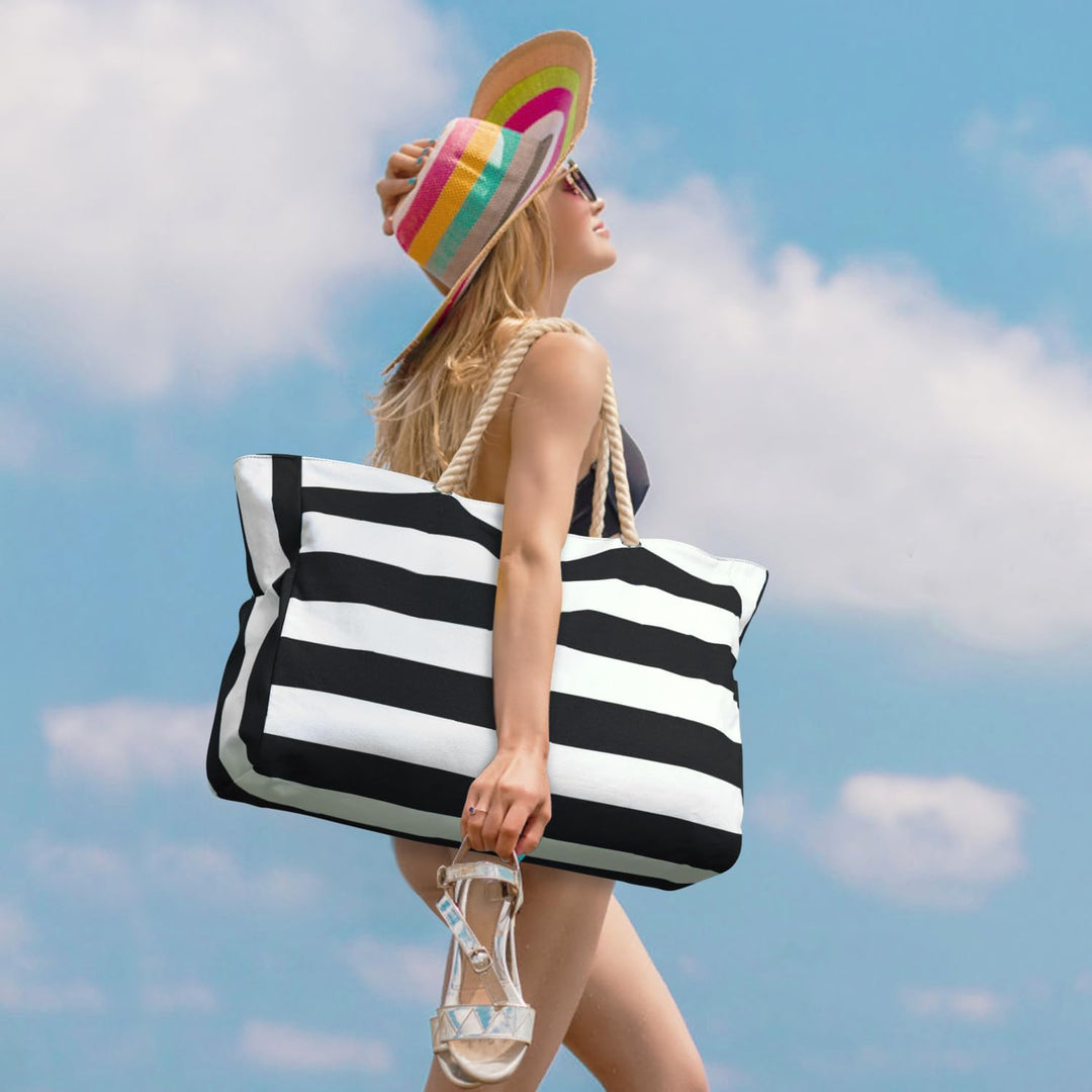 Waterproof Large Tote with Zipped Storage for Work & Play