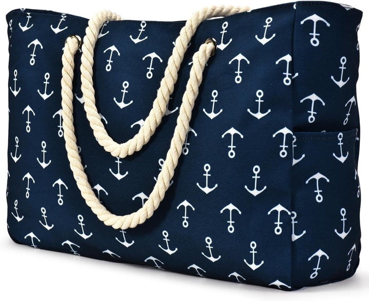 Waterproof Large Tote with Zipped Storage for Work & Play