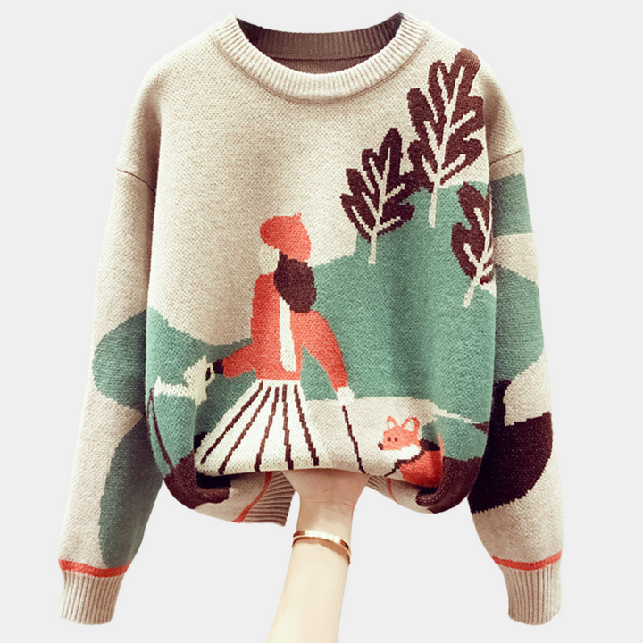 Belight - Casual Warm Sweater for Women-Khaki-XS-Nora Luxe