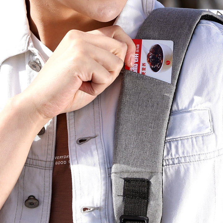 Water-Resistant Anti-Theft Laptop Backpack – Hidden Zipper Design with USB Charging