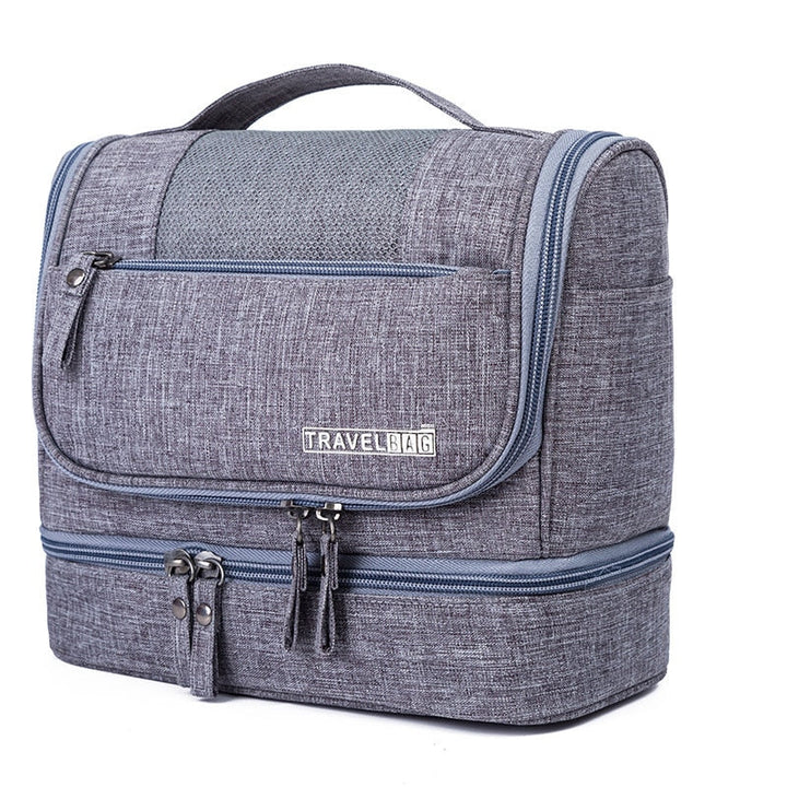 Large-Capacity Hanging Toiletry Bag Organiser – Multi-Compartment Travel Case