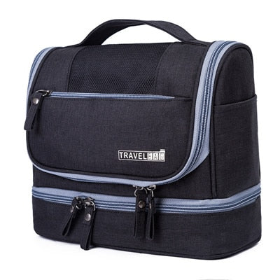 Large-Capacity Hanging Toiletry Bag Organiser – Multi-Compartment Travel Case