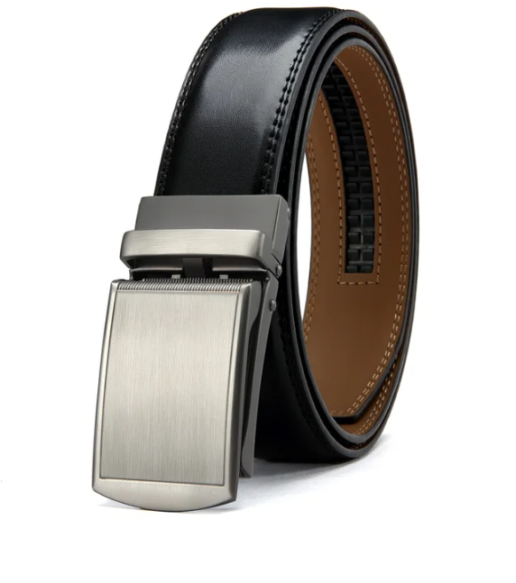Belt with Automatic Buckle - Eleganzio-Black 4-45.28 in-Nora Luxe