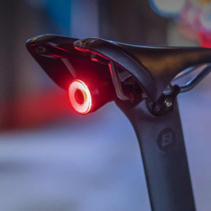 Bicycle rear light - LumiGuard Smartlight-Smartlight + saddle attachment-Nora Luxe