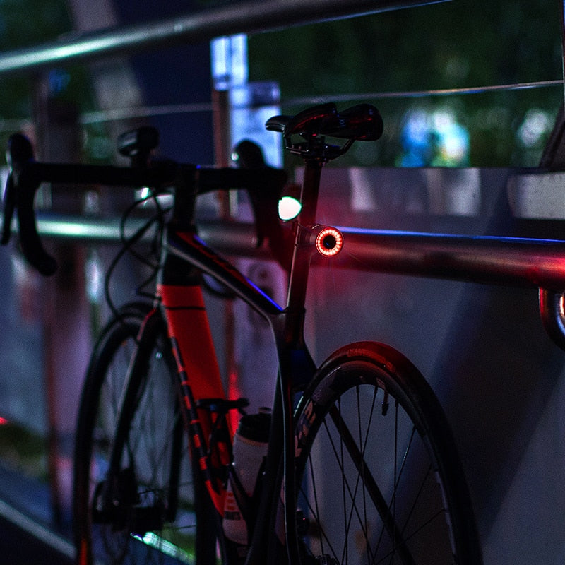 Bicycle rear light - LumiGuard Smartlight-Smartlight + saddle attachment-Nora Luxe