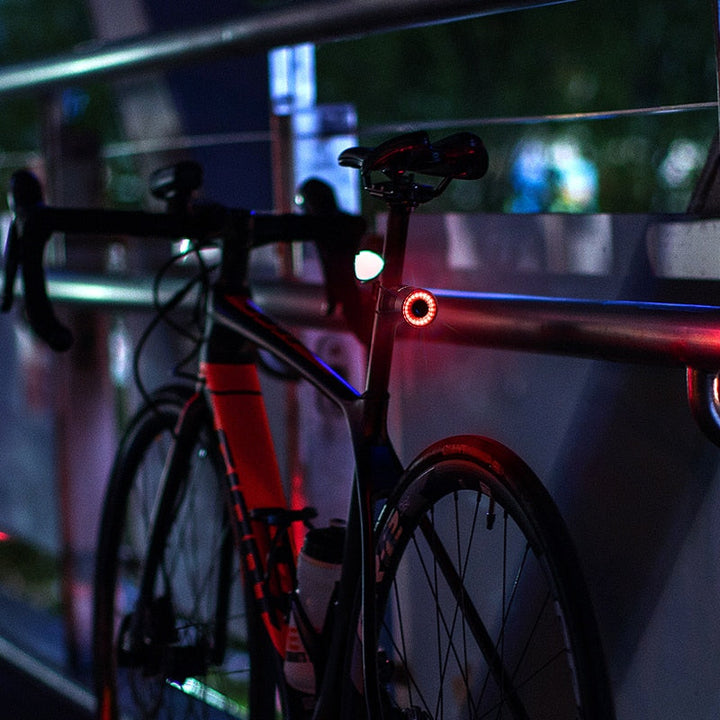 Bicycle rear light - LumiGuard Smartlight-Smartlight + saddle attachment-Nora Luxe
