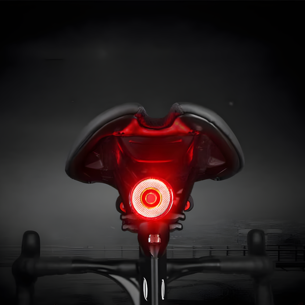 Bicycle rear light - LumiGuard Smartlight-Smartlight + saddle attachment-Nora Luxe