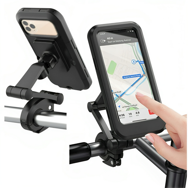 Bike and Mountain Bike Smartphone Holder - WeatherGuard-Nora Luxe