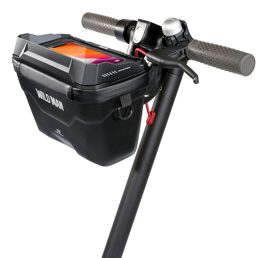 Bike Handlebar Bag for Smartphone and Essentials - RideEase-Nora Luxe