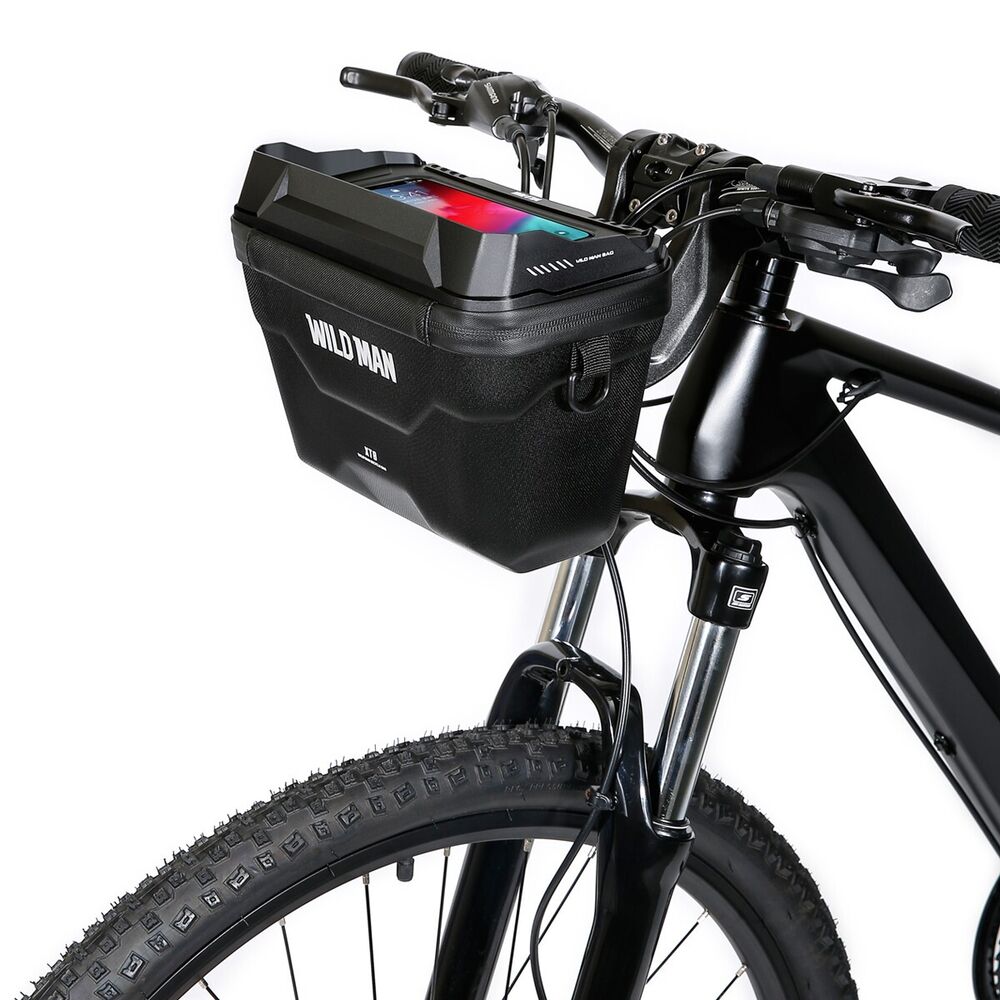 Bike Handlebar Bag for Smartphone and Essentials - RideEase-Nora Luxe