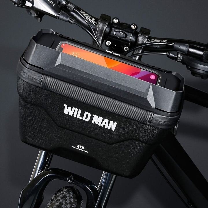 Bike Handlebar Bag for Smartphone and Essentials - RideEase-Nora Luxe