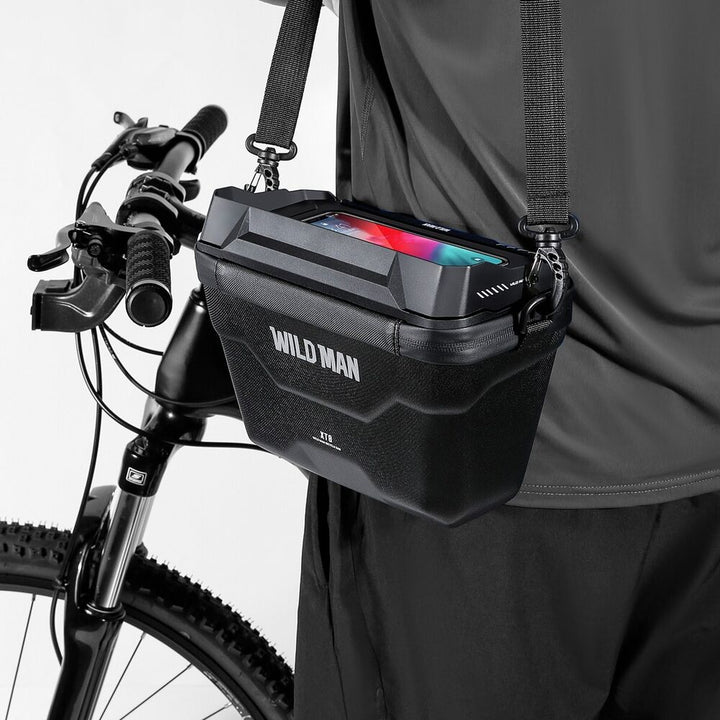 Bike Handlebar Bag for Smartphone and Essentials - RideEase-Nora Luxe