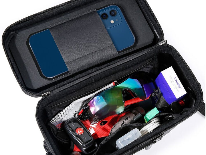 Bike Handlebar Bag for Smartphone and Essentials - RideEase-Nora Luxe
