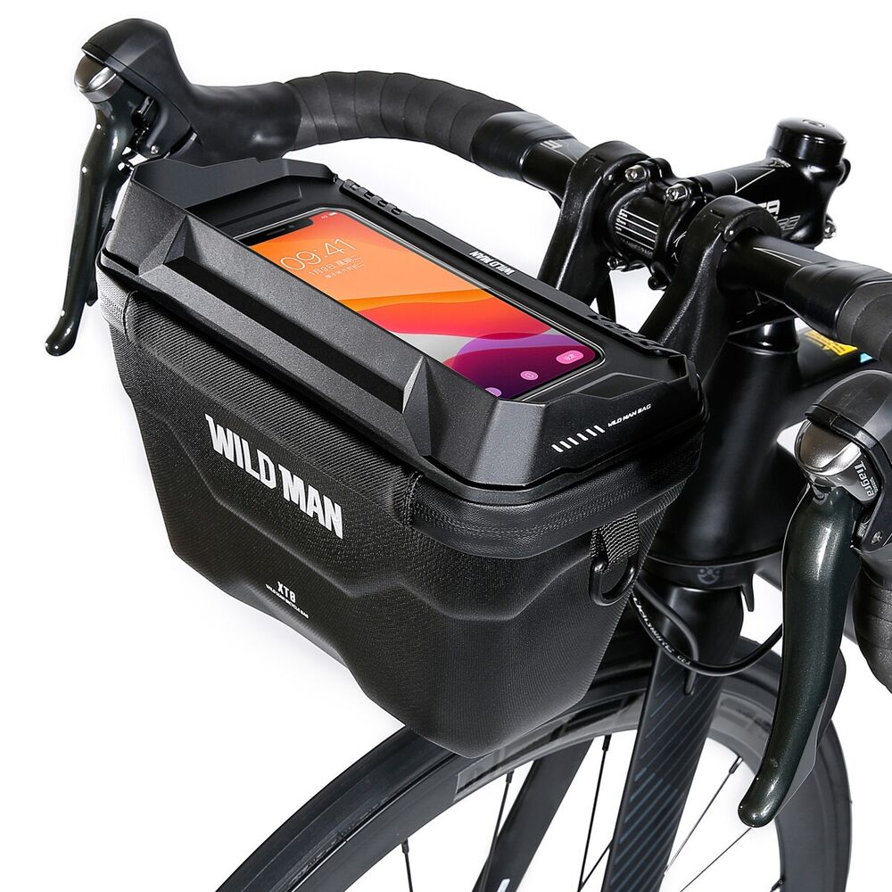 Bike Handlebar Bag for Smartphone and Essentials - RideEase-Nora Luxe