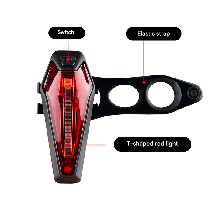 Bike Light Safety Rear Light - BrightSafe-Nora Luxe