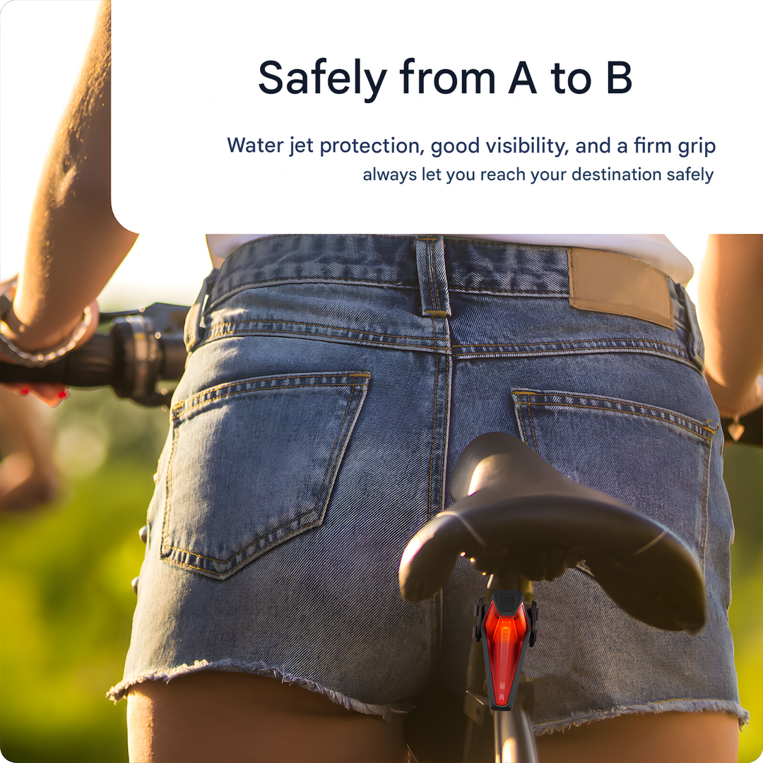 Bike Light Safety Rear Light - BrightSafe-Nora Luxe