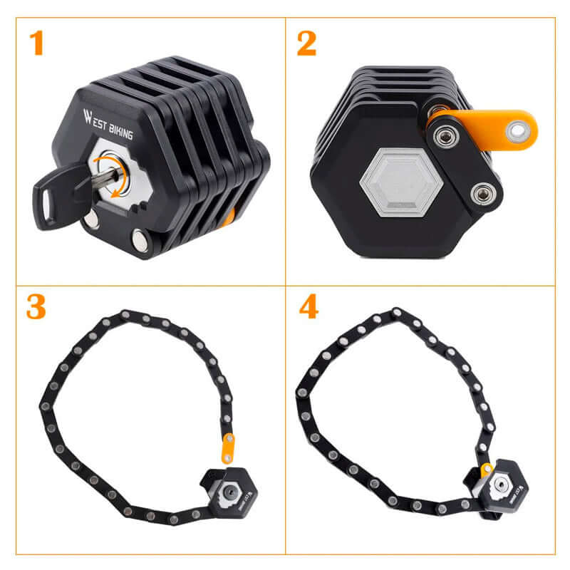 Bike lock - SecureLock™-1 Lock-Nora Luxe