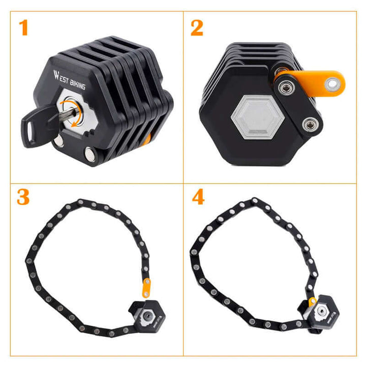 Bike lock - SecureLock™-1 Lock-Nora Luxe
