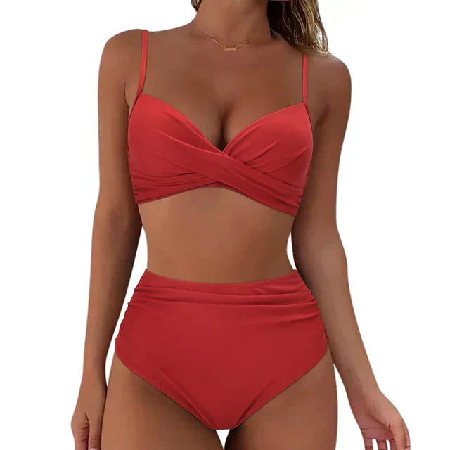 Bikini Set - Mila-Red Wine-S-Nora Luxe