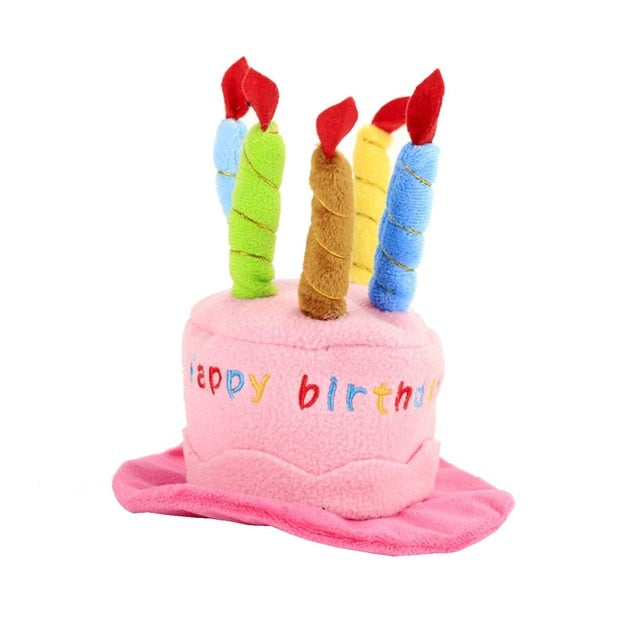 Birthday Hat for Dogs and Cats - PartyPaws-Pink-Nora Luxe