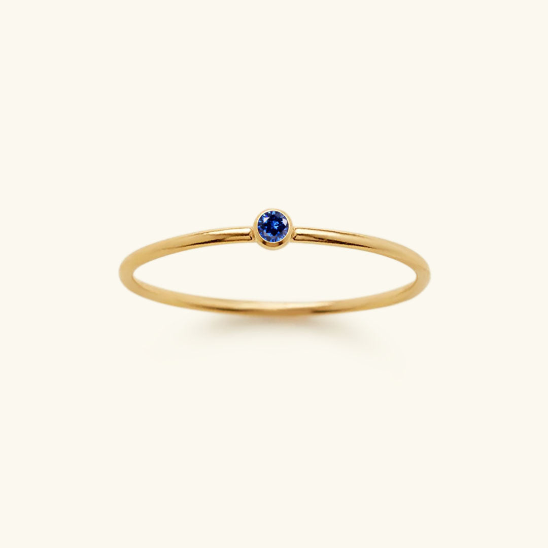 Birthstone Ring - Celestia-1.93 in-September - Sapphire-Nora Luxe