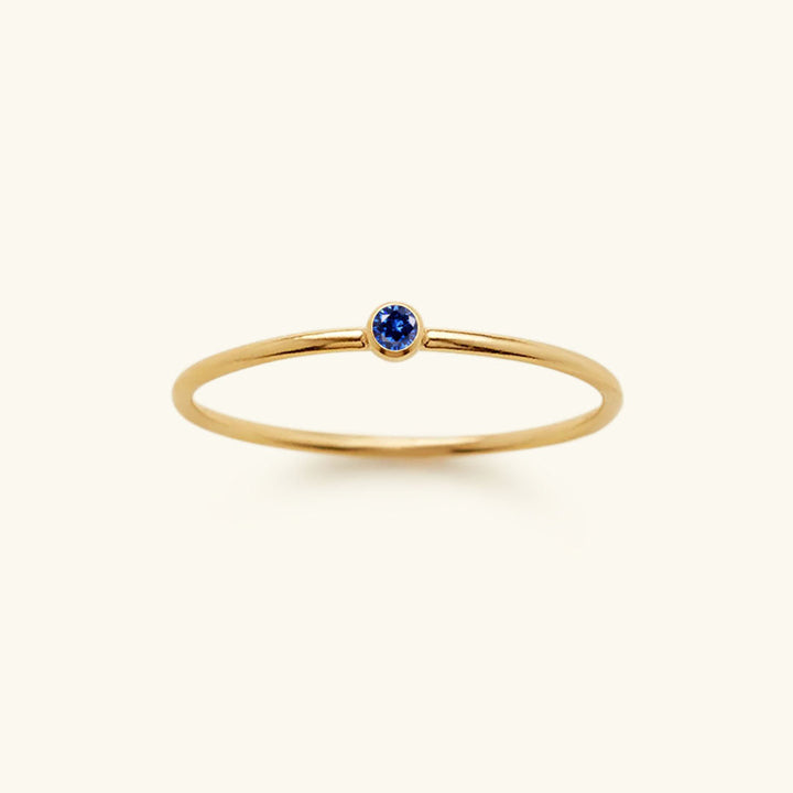 Birthstone Ring - Celestia-1.93 in-September - Sapphire-Nora Luxe
