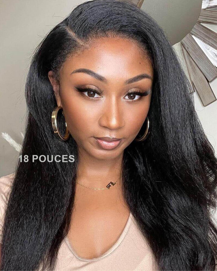 Black HD Lace Wig with Curly Edges – Imani-Nora Luxe
