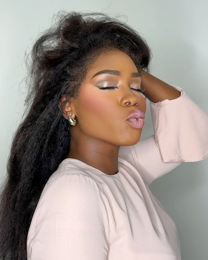 Black HD Lace Wig with Curly Edges – Imani-Nora Luxe