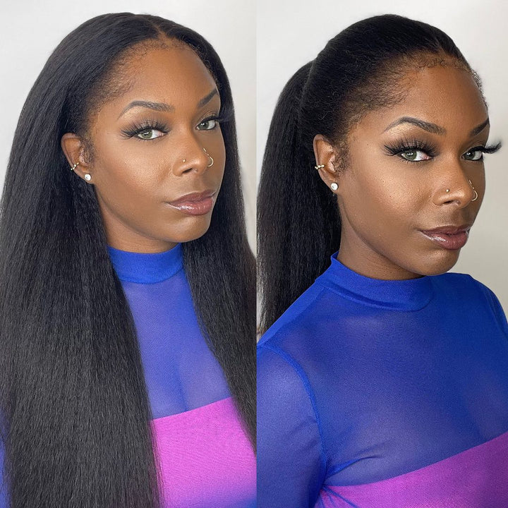 Black HD Lace Wig with Curly Edges – Imani-Nora Luxe