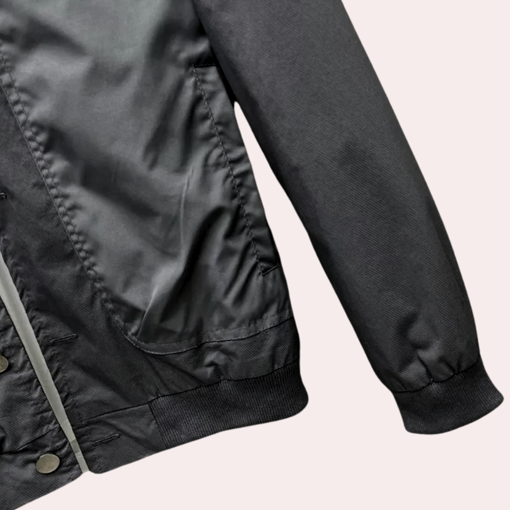 Black Modern Coat for Men - Elliot-S-Nora Luxe