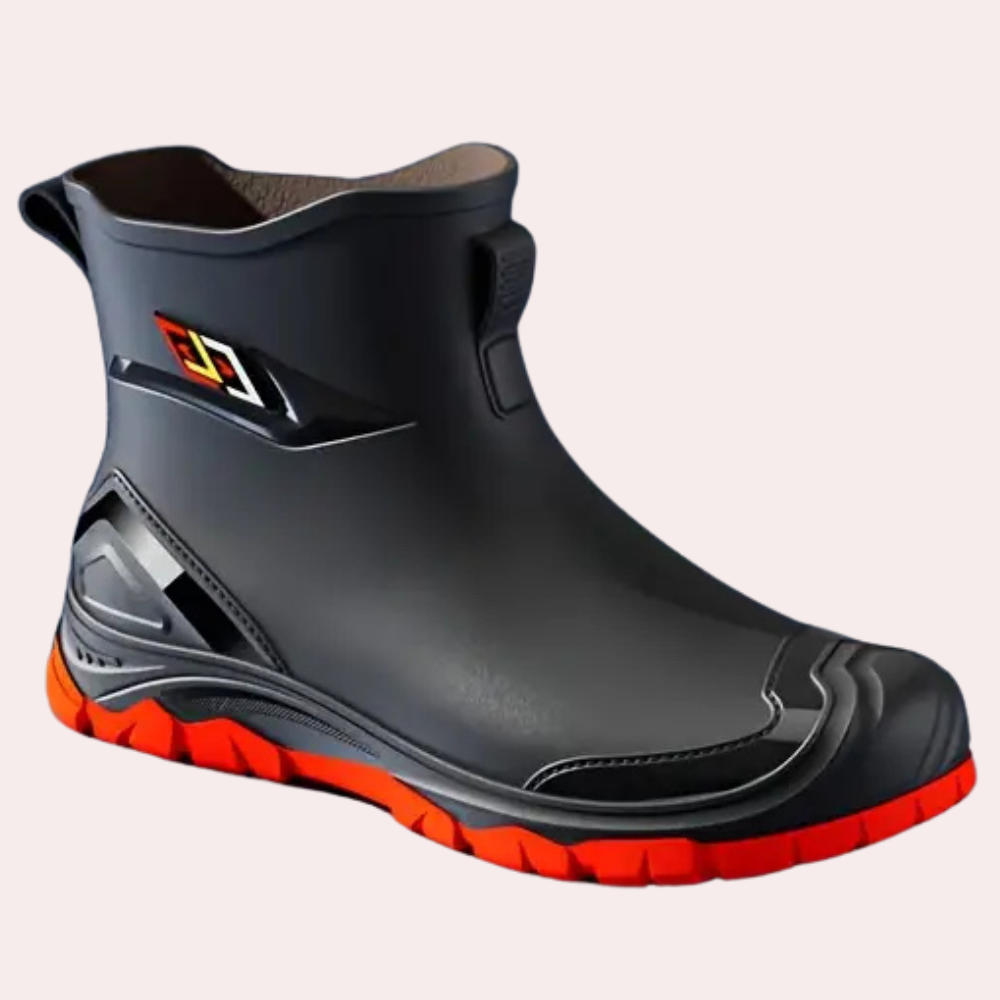 Black Winter Boots for Men with Strong Grip - Felix-6.5-Nora Luxe