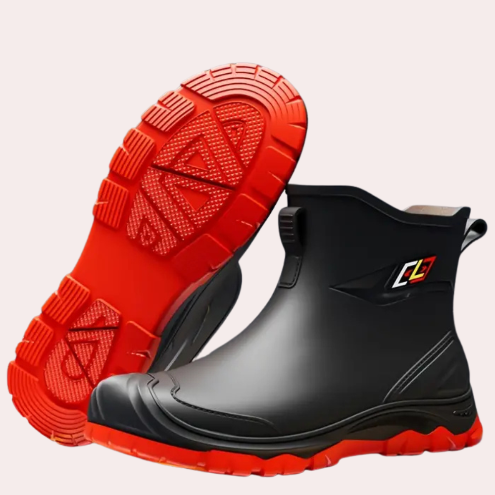 Black Winter Boots for Men with Strong Grip - Felix-6.5-Nora Luxe