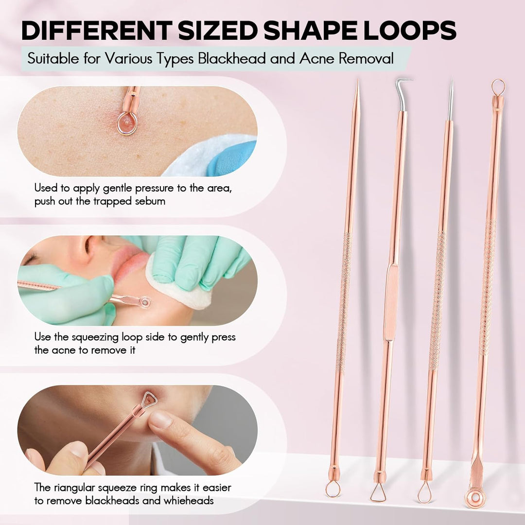 Blackhead & Pimple Extractor Kit-Nora Luxe