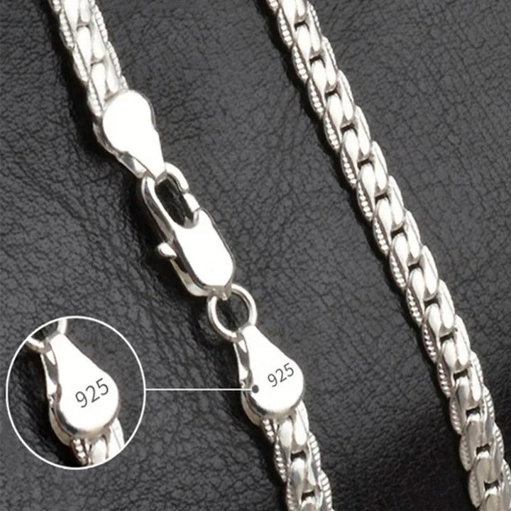 Bliss Sterling Necklace | Sparkling Chain-40cm 16 inches-Nora Luxe