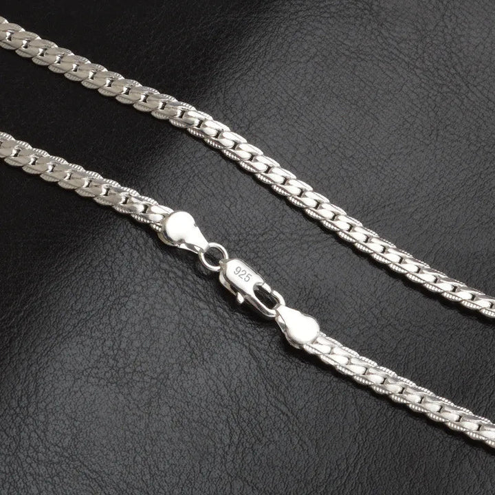 Bliss Sterling Necklace | Sparkling Chain-40cm 16 inches-Nora Luxe