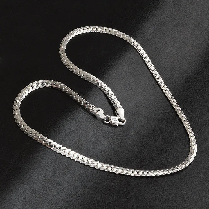 Bliss Sterling Necklace | Sparkling Chain-40cm 16 inches-Nora Luxe