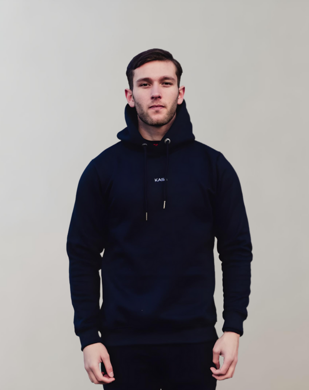 Blue Hoodie with DNA Print - Orion-S-Nora Luxe