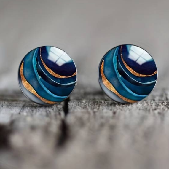 Blue Vintage Earrings - Noor-Nora Luxe