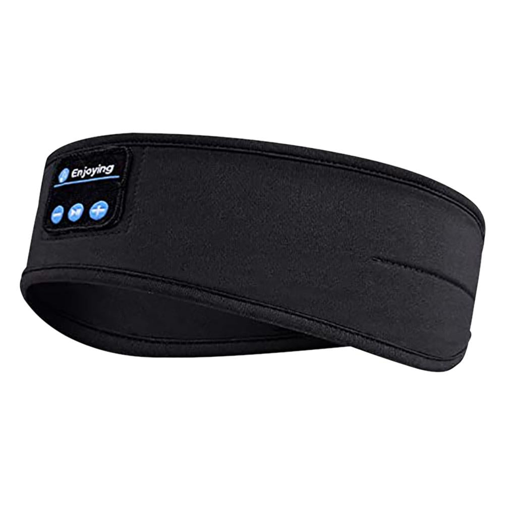 Bluetooth headphones sleep mask - SleepTunes-Black-Nora Luxe