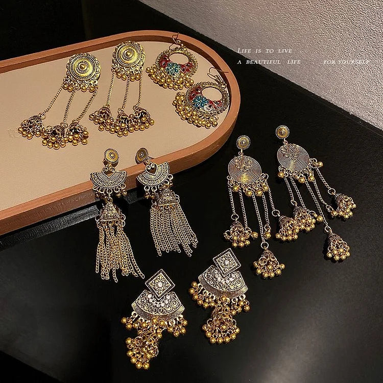 Boho Ethno Earrings - Noura-5-Nora Luxe