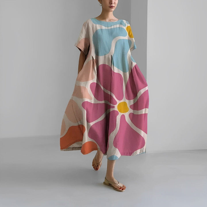 Boho Floral Maxi Dress - FloraChic-LX-2-S-Nora Luxe