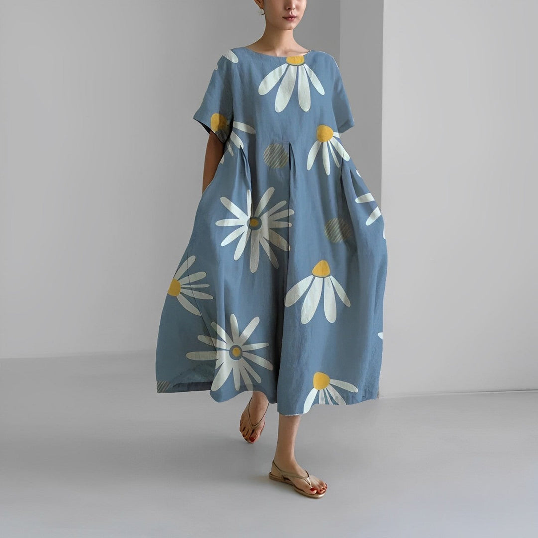 Boho Floral Maxi Dress - FloraChic-LX-20-S-Nora Luxe