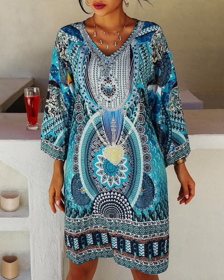 Boho Summer Dress with Loose Fit – Nina-S-State of Style
