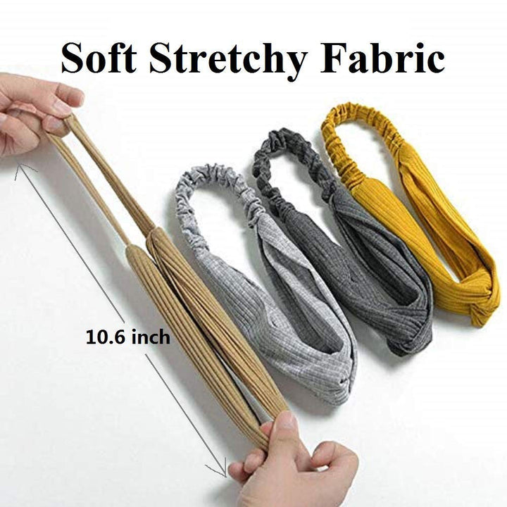 Boho Twist Hairbands-Set 1-Nora Luxe